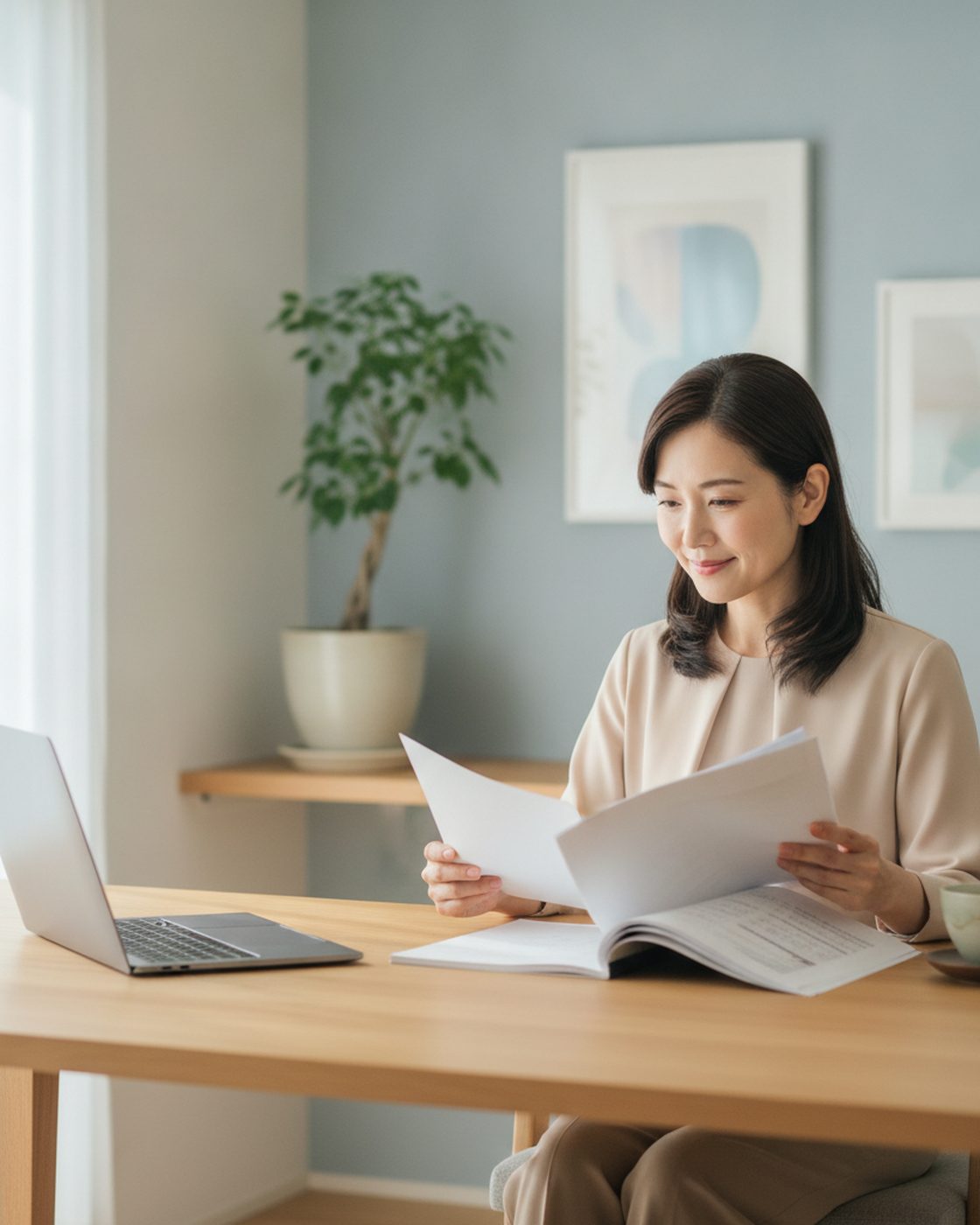 診断の結果を落ち着いて読む経営者